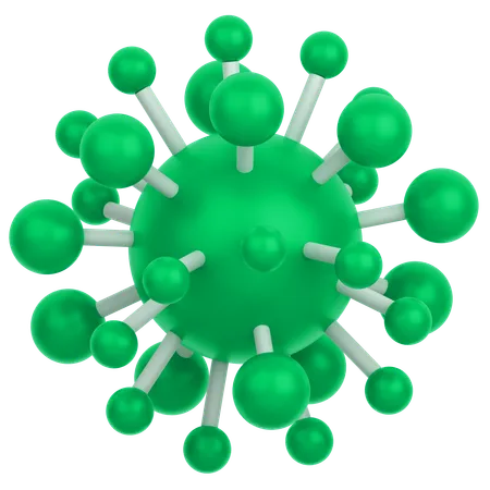 Virus  3D Icon