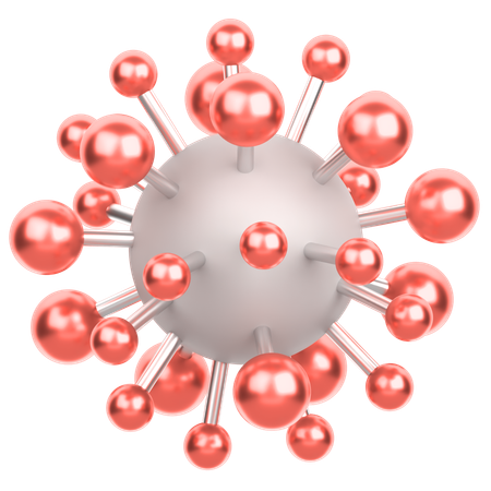 Virus  3D Icon
