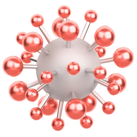 Virus  3D Icon