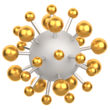 Virus  3D Icon