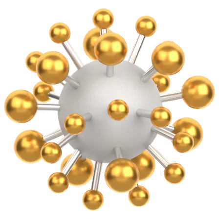 Virus  3D Icon
