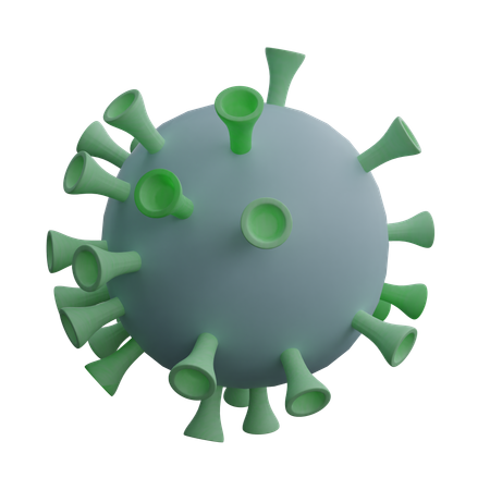 Virus  3D Icon