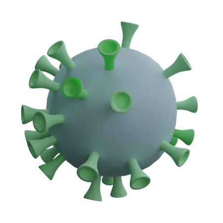 Virus  3D Icon