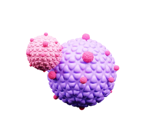 Virus  3D Icon