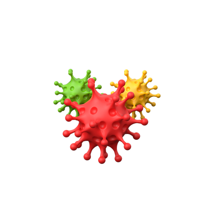 Virus  3D Icon