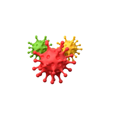 Virus  3D Icon