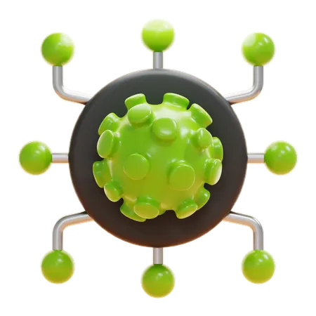 VIRUS  3D Icon