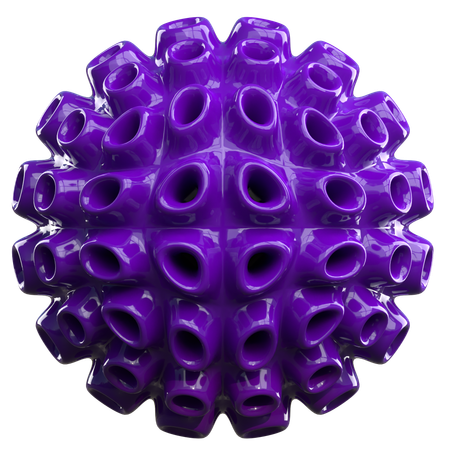 Virus  3D Icon