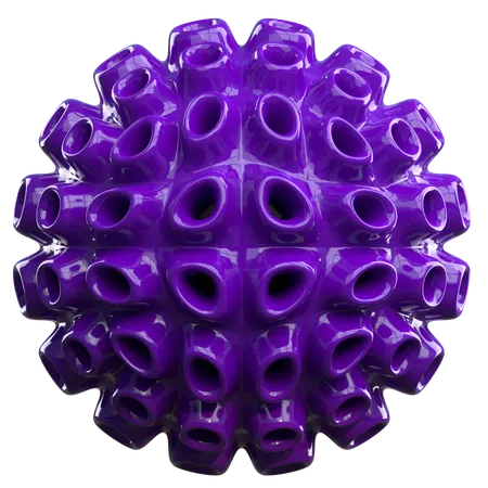 Virus  3D Icon