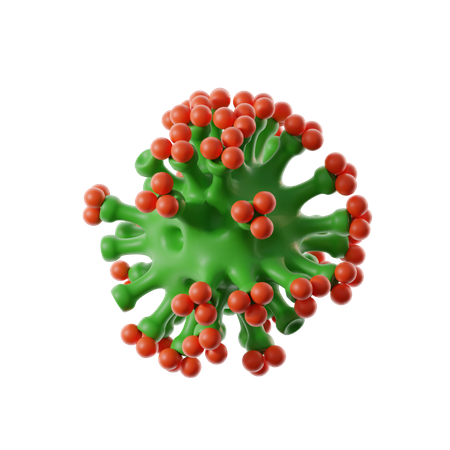 Virus  3D Icon