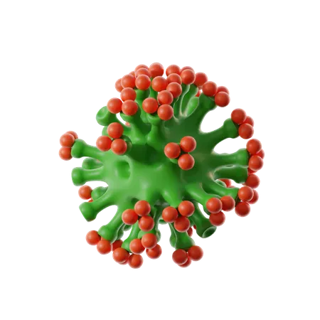 Virus  3D Icon