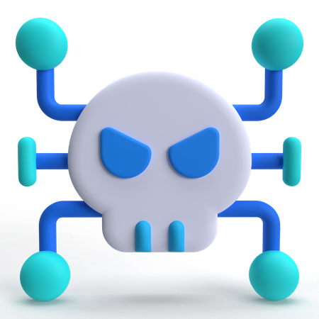 Virus  3D Icon