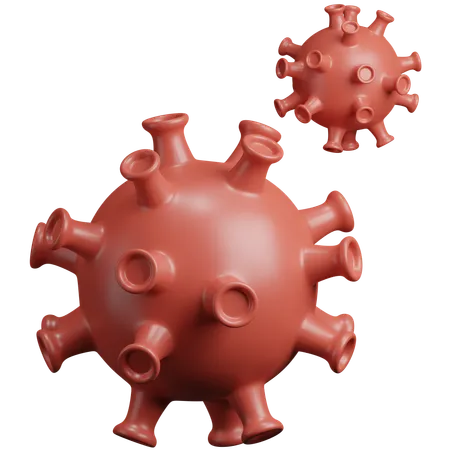 Virus  3D Icon