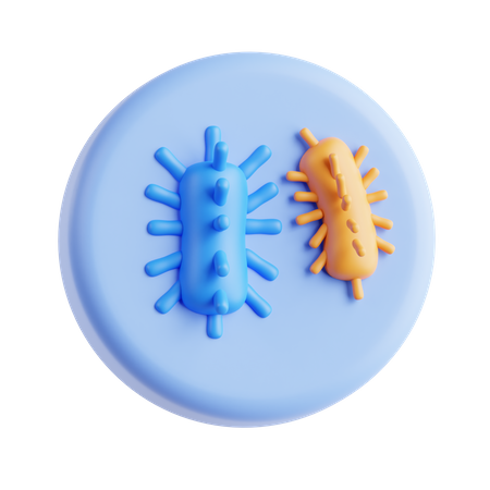 Virus  3D Icon