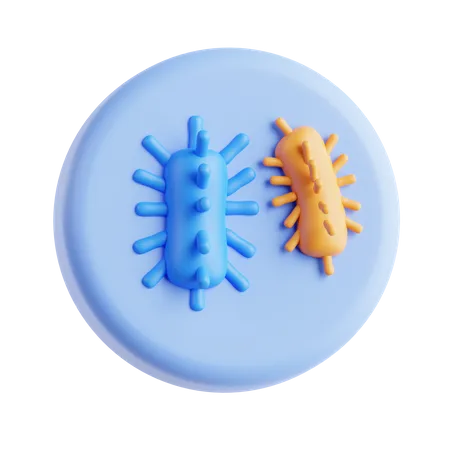 Virus  3D Icon