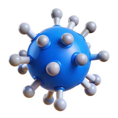 Virus  3D Icon