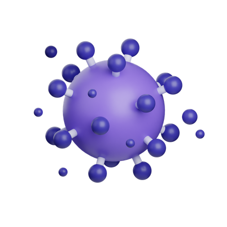 Virus  3D Icon