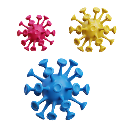 Virus  3D Icon