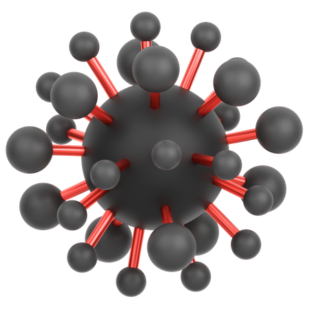 Virus  3D Icon