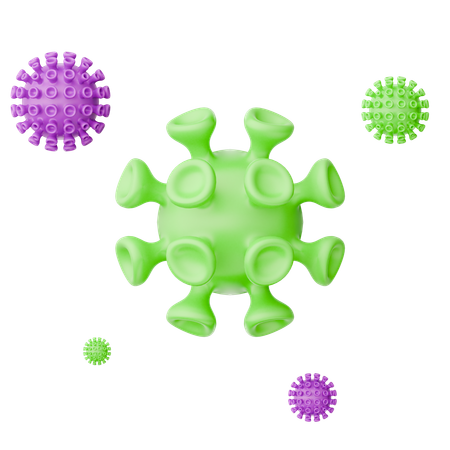 Virus  3D Icon