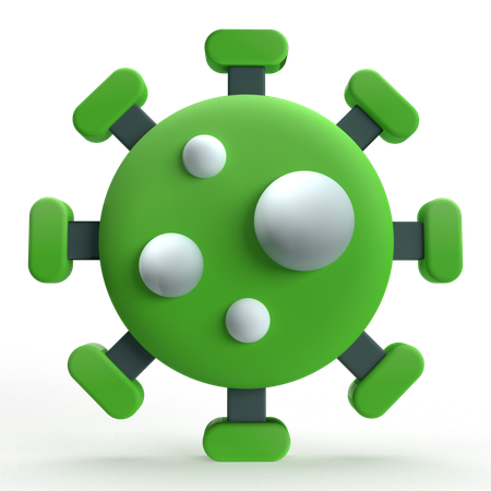 Virus  3D Icon