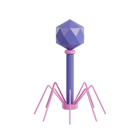 Virus  3D Icon