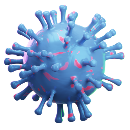 Virus  3D Icon