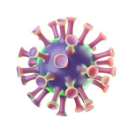 Virus  3D Icon
