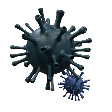 Virus  3D Icon