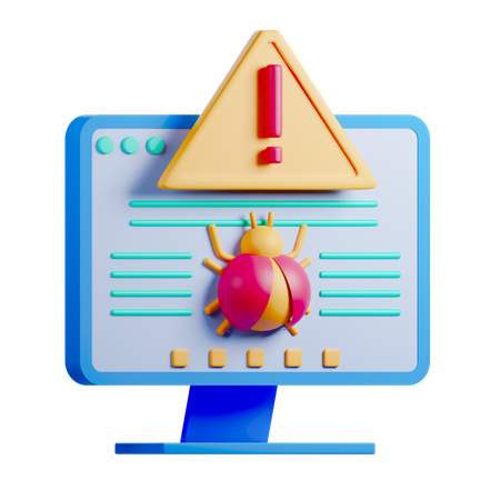 Virus  3D Icon