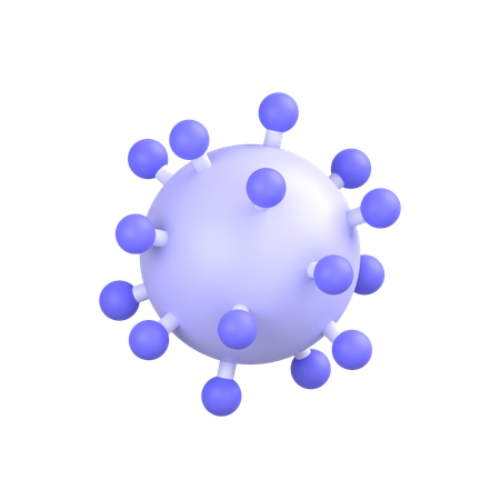 Virus  3D Icon