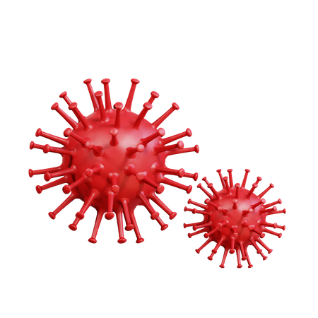 Virus  3D Icon