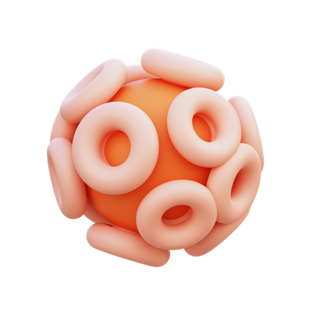 Virus  3D Icon