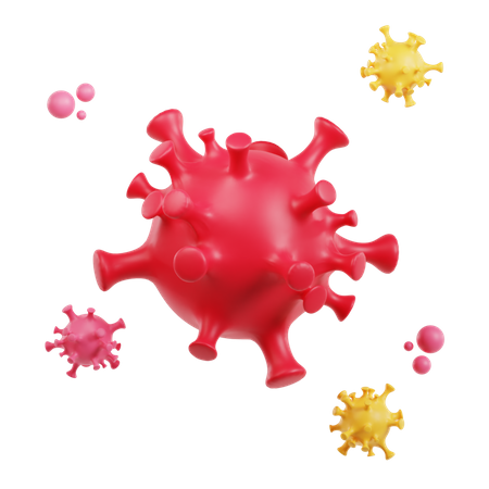 Virus  3D Icon