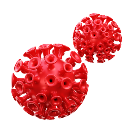 Virus  3D Icon
