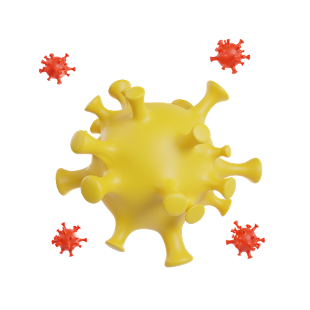 Virus  3D Icon