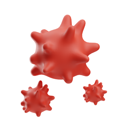 Virus  3D Icon