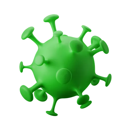 Virus 3D Illustration