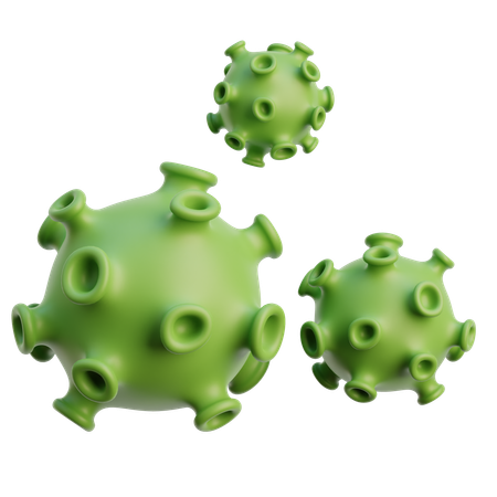 Virus  3D Icon