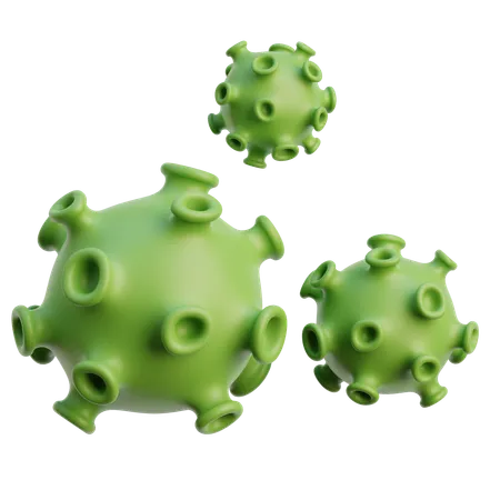 Virus  3D Icon