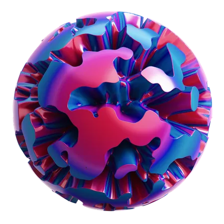 Virus Abstract  3D Icon