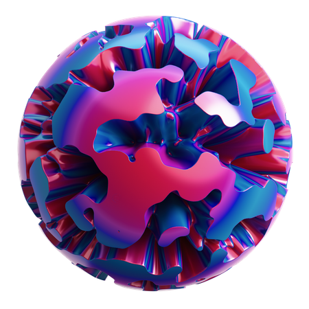 Virus Abstract  3D Icon