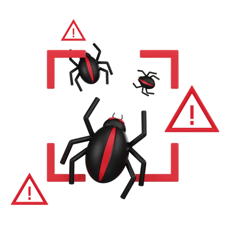 Virus Alert  3D Icon