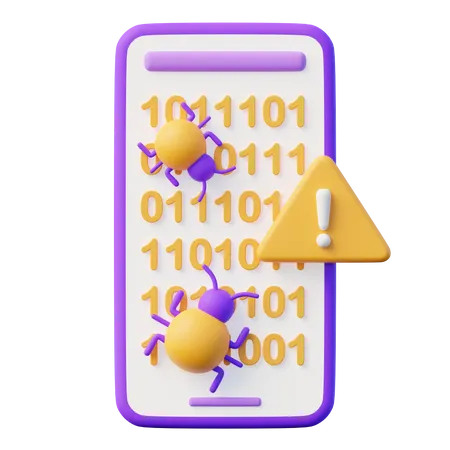 Virus Android Attack 3D Icon