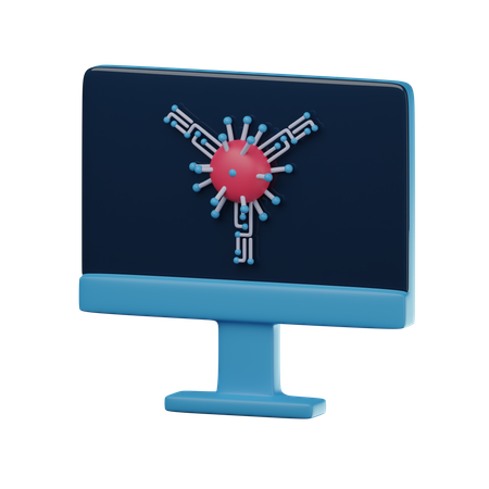 Virus Attack  3D Icon