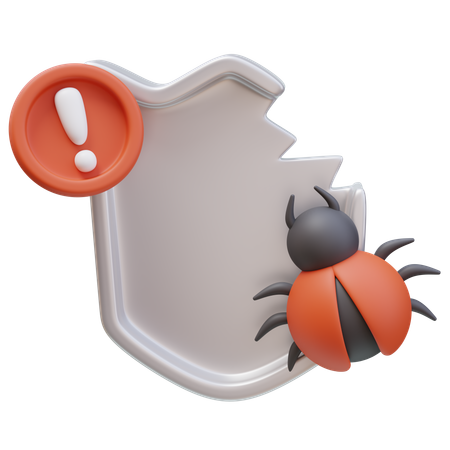 Virus Attack  3D Icon