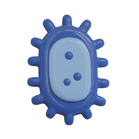Virus Cell  3D Icon