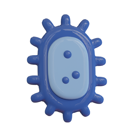 Virus Cell  3D Icon