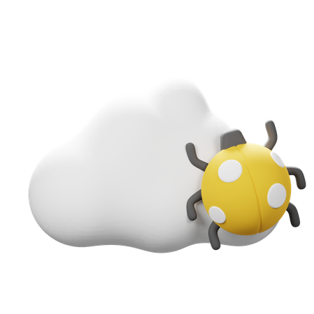 Virus du nuage  3D Icon