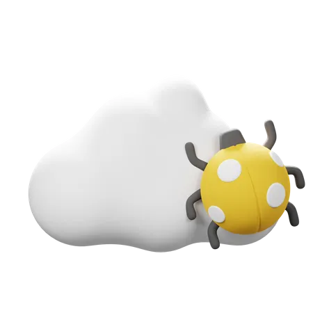 Virus du nuage  3D Icon